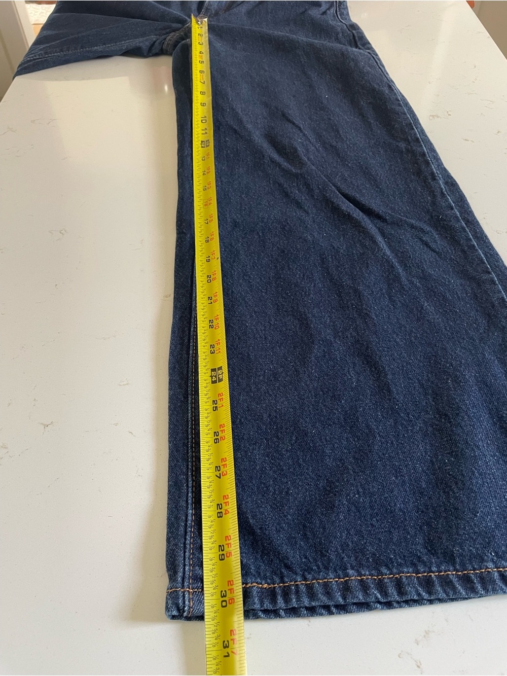 Levi's '94 Baggy Wide-Leg Jeans - Dark Blue 26 w/ 30” inseam *NWOT* y2k - Picture 11 of 12